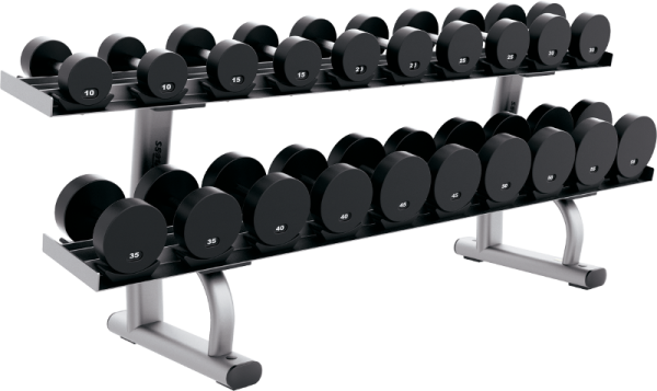 Two Tier Dumbbell Rack Série Signature